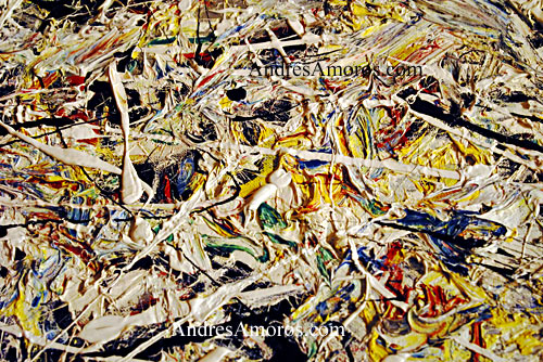 Cuadro de Jackson Pollock (detalle) - Andrés Amorós