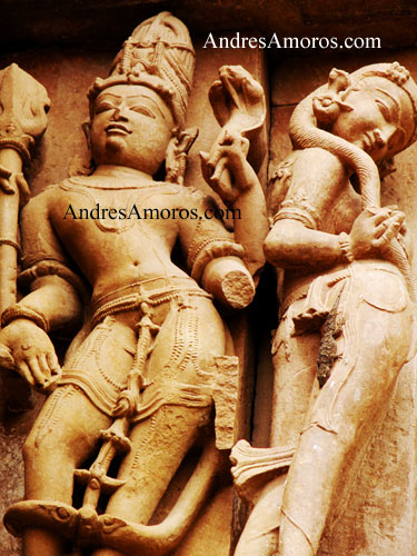 Esculturas en Khajuraho (India)