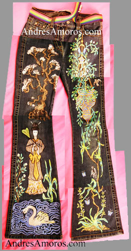 Pantalón de inspiración japonesa de 'Arte Para Vestir'