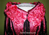 Catálogo moda, Traje con cuello de rosas - andres amoros