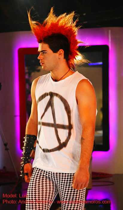 Luis modelo del programa de TV Supermodelo, fotografía de Andrés Amorós