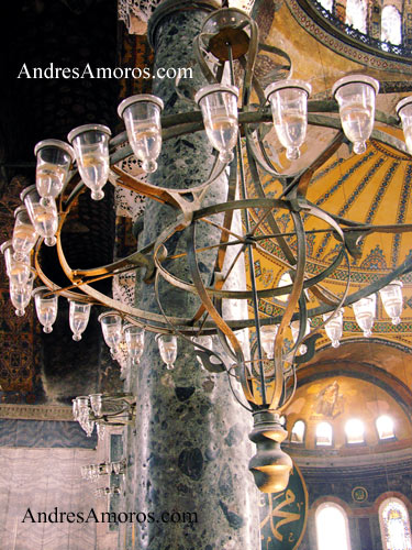 Lámpara de Santa Sofía (Estambul, Turkía)