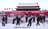 Andrés Amorós - fotografía de Nieve en la Plaza de Tiananmen (Beijing , China)